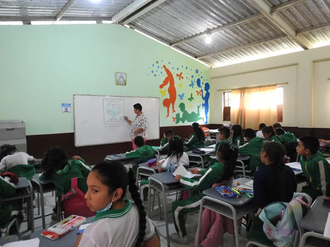 Educación ambiental en colegio
